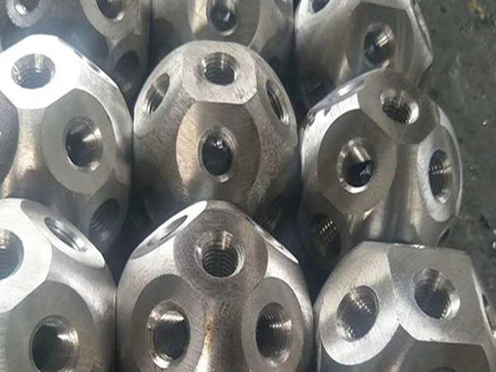 龙海螺栓球网架杆件制作